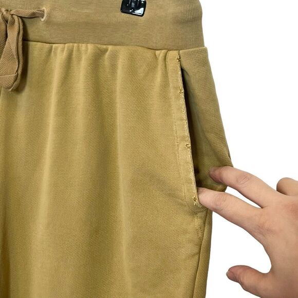 FRAME Easy Sweat Jogger Pants Vintage Camel Women’s Size Medium Organic Cotton - Picture 13 of 13